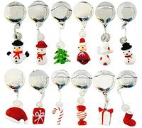 OMEM Boule de Flotteur pour Aquarium de Noël, Bonhomme de Neige Flottant, père Noël et Arbre de Noël, Ensemble de Noël, Ornements de décor pour Aquarium (12 Pack)