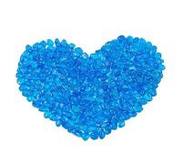 OMEM Décoration d'aquarium Pierre de Cristal de Verre de Sable, Décoration de Gravier d'aquarium, Galet de Gravier, Décoration d'aquarium