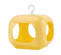 OMEM Lot de 2 nichoirs à suspendre pour petits animaux, maison confortable pour hamster avec crochet, cachette en peluche chaude pour hamsters, oiseaux, cage amovible, douce, durable et lavable