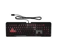 OMEN Encoder 6YW76AA Clavier de jeu mécanique personnalisable avec touches rouges Cherry MX Full N-Key Roller, rétroéclairage LED, USB