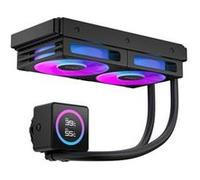 OMEN by HP - Système de refroidissement liquide de processeur - avec écran LCD - Taille de radiateur : 240 mm - (pour : LGA1700, LGA1200, LGA115x Socket, AM4, AM5) - 120 mm - noir Noir