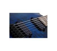 Omen Elite-6 See-Thru Blue Burst guitare électrique