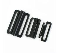 OMEVU 30 Ensembles de Boucles en Plastique 8-25mm pour Soutien-Gorge, Maillot de Bain, ajusteur de Bikini, Fermoir à Clip, sous-vêtements, Boucle à Boutons, Accessoires de Couture DIY
