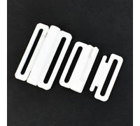 OMEVU 30 Ensembles de Boucles en Plastique 8-25mm pour Soutien-Gorge, Maillot de Bain, ajusteur de Bikini, Fermoir à Clip, sous-vêtements, Boucle à Boutons, Accessoires de Couture DIY