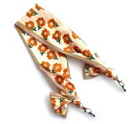 OMEVU Bohème foulard en soie lunettes chaîne masque corde suspendue pour femmes rétro imprimé ruban lunettes de soleil lanière accessoires lunettes