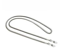 OMEVU Chaînes de lunettes à maillons serpent, or, argent, noir, lunettes de lecture, lunettes de soleil, porte-cordon, masque facial, bandeau de cou