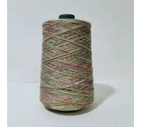 OMEVU Fil de Coton Pur 8 Fils, Doux et Lisse, Teinture Fantaisie, Biologique, Dentelle, Crochet, Tricot, Couture, Tissage 500 g