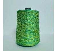 OMEVU Fil de Coton Pur 8 Fils, Doux et Lisse, Teinture Fantaisie, Biologique, Dentelle, Crochet, Tricot, Couture, Tissage 500 g
