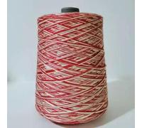 OMEVU Fil de Coton Pur 8 Fils, Doux et Lisse, Teinture Fantaisie, Biologique, Dentelle, Crochet, Tricot, Couture, Tissage 500 g