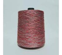 OMEVU Fil de Coton Pur 8 Fils, Doux et Lisse, Teinture Fantaisie, Biologique, Dentelle, Crochet, Tricot, Couture, Tissage 500 g
