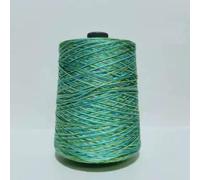 OMEVU Fil de Coton Pur 8 Fils, Doux et Lisse, Teinture Fantaisie, Biologique, Dentelle, Crochet, Tricot, Couture, Tissage 500 g