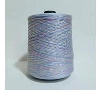 OMEVU Fil de Coton Pur 8 Plis, Doux et Lisse, Teinture Fantaisie, Fil de Coton Biologique pour Dentelle, Crochet, Tricot, Couture, Tissage 500 g