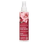 Omexya Rosa Damascena - Spray d’Eau de Rose Naturelle 100 ml avec Acide Hyaluronique - Tonique Visage & Brume Rafraîchissante Sans Additifs - 100 ml (1 Paquet)