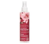Omexya Rosa Damascena - Spray d’Eau de Rose Naturelle 200 ml avec Acide Hyaluronique - Tonique Visage & Brume Rafraîchissante Sans Additifs - 200 ml (1 Paquet)