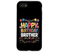 OMG C'est l'anniversaire de Mon frère, Joyeux Anniversaire, Brosse Coque pour iPhone SE (2020) / 7/8