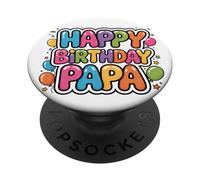 OMG C'est l'anniversaire de Mon père, Joyeux Anniversaire, Grand-père PopSockets PopGrip Adhésif