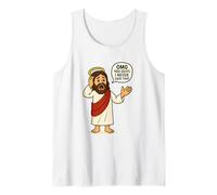 OMG Guys I Never Said That Jesus Meme Funny Chistian Humor Débardeur