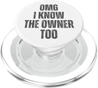 OMG I Know The Owner Too Bartending Serveur PopSockets PopGrip pour MagSafe