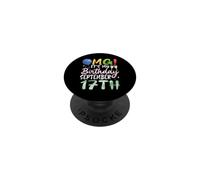 OMG It's My Birthday on September 17th Happy to Me Garçon Fille PopSockets PopGrip Adhésif