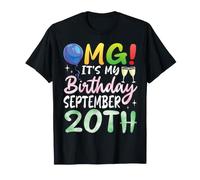 OMG It's My Birthday on September 20th Happy to Me Garçon Fille T-Shirt
