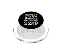 OMG It's My Birthday on September 22nd Happy to Me Garçon Fille PopSockets PopGrip pour MagSafe