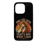OMG, Les Gars, ce n'est Pas ce Que J'Ai Dit Funny Christian Facepalm Coque pour iPhone 13 Pro