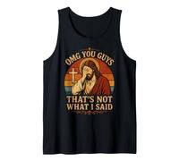 OMG, Les Gars, ce n'est Pas ce Que J'Ai Dit Funny Christian Facepalm Débardeur