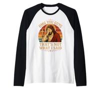 OMG, Les Gars, ce n'est Pas ce Que J'Ai Dit Funny Christian Facepalm Manche Raglan