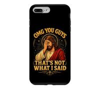 OMG, Les Gars, ce n'est Pas ce Que J'Ai Dit Jesus Funny Christian Coque pour iPhone 7 Plus/8 Plus