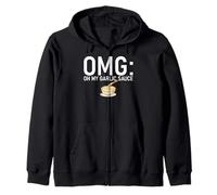 OMG Oh My Garlic Sauce pour Homme et Femme Sweat à Capuche