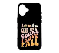 OMG Oh My Gourd I Love Fall Funny Autumn Leaves Meme Coque pour iPhone 16