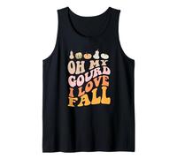 OMG Oh My Gourd I Love Fall Funny Autumn Leaves Meme Débardeur