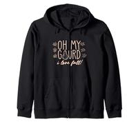 OMG Oh My Gourd I Love Fall Funny Autumn Leaves Meme Sweat à Capuche