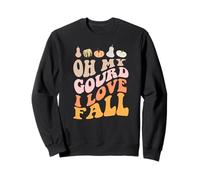 OMG Oh My Gourd I Love Fall Funny Autumn Leaves Meme Sweatshirt