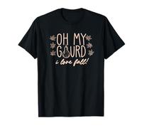OMG Oh My Gourd I Love Fall Funny Autumn Leaves Meme T-Shirt