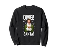 OMG PAPL3148 Sweat-Shirt Graphique Père Noël Sweatshirt