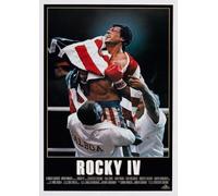 OMG Printing Poster de film Rocky 4 Stallone - A2 - 420 mm x 594 mm