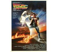 OMG Printing Poster des années 80 Retour vers le futur Mcfly Michael J Fox Papier photo satiné - A1-594 mm x 841 mm