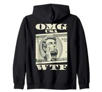 OMG USA WTF Abraham Lincoln a saccagé l'argent de la politique américaine Sweat à Capuche