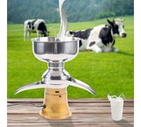 OMGGYER Séparateur électrique pour le lait et la crème - 50 L/H - Avec épaisseur de la crème réglable - Idéal pour la fabrication de crème et de lait écrémé
