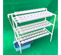 OMGGYER Système hydroponique 90 trous 10 tubes PVC hydroponique Tower Kit de culture de plantes sans terre Système de culture hydroponique Maison Balcon Jardin Hydroponique Tour Hydroponique Kits