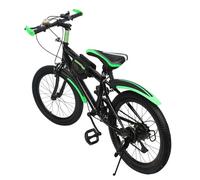 OMGGYER Vélo 20 pouces - VTT de qualité - 6 vitesses - Freestyle - Double frein disque - Acier carbone - Pour tous - Excursions