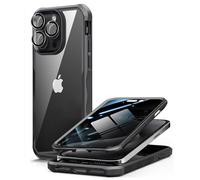 OMGZONE Coque Anti Espion iPhone 15 Pro,Housse Integrale avec Verre Trempé Anti Espion,Protection 360 Degrés Etui Robuste Double Face Case Coque pour iPhone 15 Pro Antichoc,Bleu