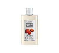 Omia Bagno Seta Erboristico Olio di Argan, Bagnoschiuma Ottimo per Pelli Secche e Irritabili, Rende la Pelle Elastica e Protetta, Dermatologicamente Testato, 400 ml