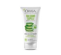 Omia, Balsamo Cheveux Eco Bio avec Aloe Vera du Salent, pour cheveux normals, Hydratant et équilibrant Adapté à une utilisation fréquente, Sans Silicone, Dermatologiquement testée - Flacon de 180 ml