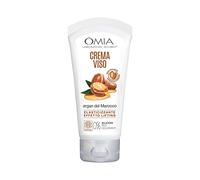 Omia, Crème Visage Eco Bio avec Huile d'Argan du Maroc, pour peaux sèches, élastiques et anti-rides, convient à une utilisation fréquente, sans silicone, testé dermatologiquement - Flacon de 75 ml