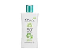 Omia, Latte Solare Protettivo SPF50+ Viso e Corpo con Aloe Vera del Salento, Protezione Solare Molto Alta, Per Pelli Molto Chiare e Sensibili al Sole, Dermatologicamente Testato, Flacone da 200 ml