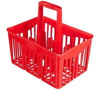 Stefanplast Porte-bouteille 42217 pour bouteille 1 L Rouge 30 x 21 x 28 cm