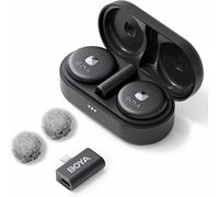 Omic-D Microphone Cravate Sans Fil Pour Iphone, Microphone À Revers Magnétique Sans Fil Antibruit Pour Iphone 14/14 Pro/13/13 Pro, Ipad, Appareils Ios, Vlog, Baladodiffusion, Enreg[YIN4183182]