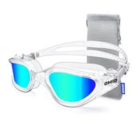 OMID Lunettes de natation, lunettes de natation polarisées P2 pour hommes, lunettes anti-buée pour la natation pour femmes adultes